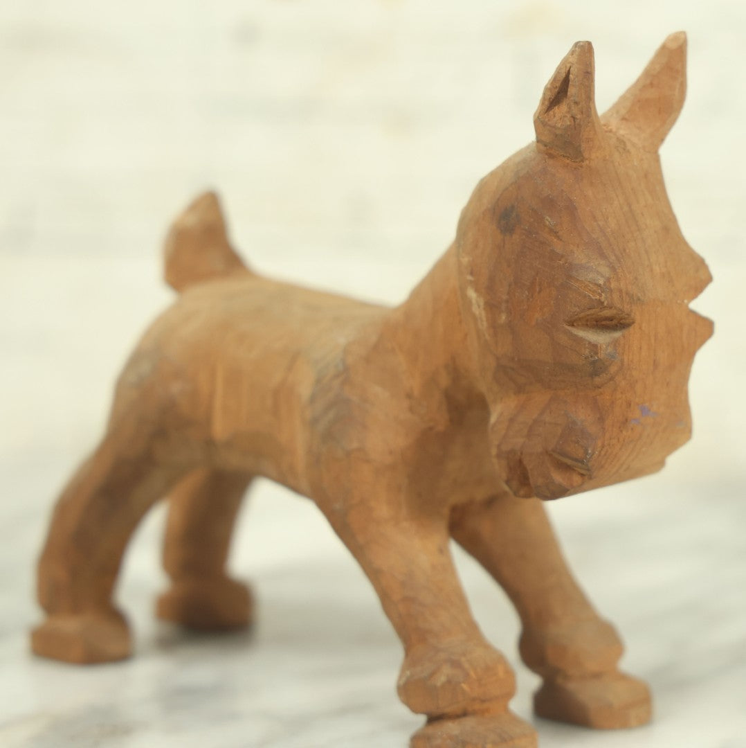Lot 134 - Vintage Hand Carved Folk Art Wooden Donkey