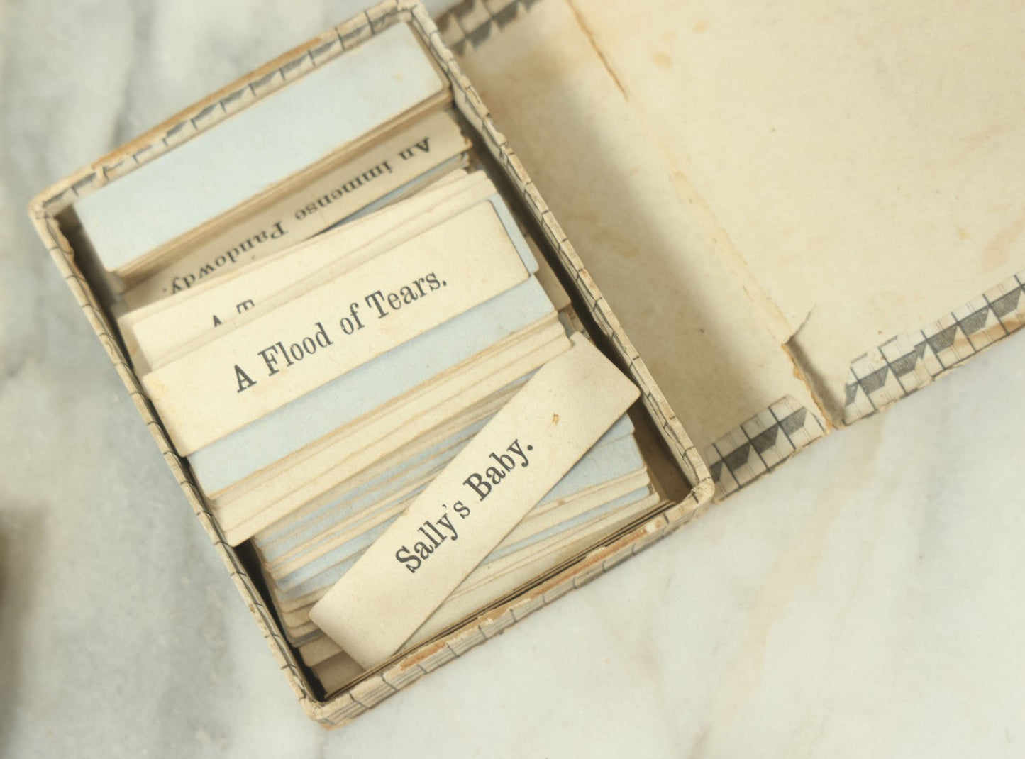 Lot 135 - Peter Coddle's Trip To New York, Antique Game In Box, Peter G. Thomson, Cincinnati, Ohio, Publisher, With Partial Instructions, Note Wear And Tear, Unsure If Complete