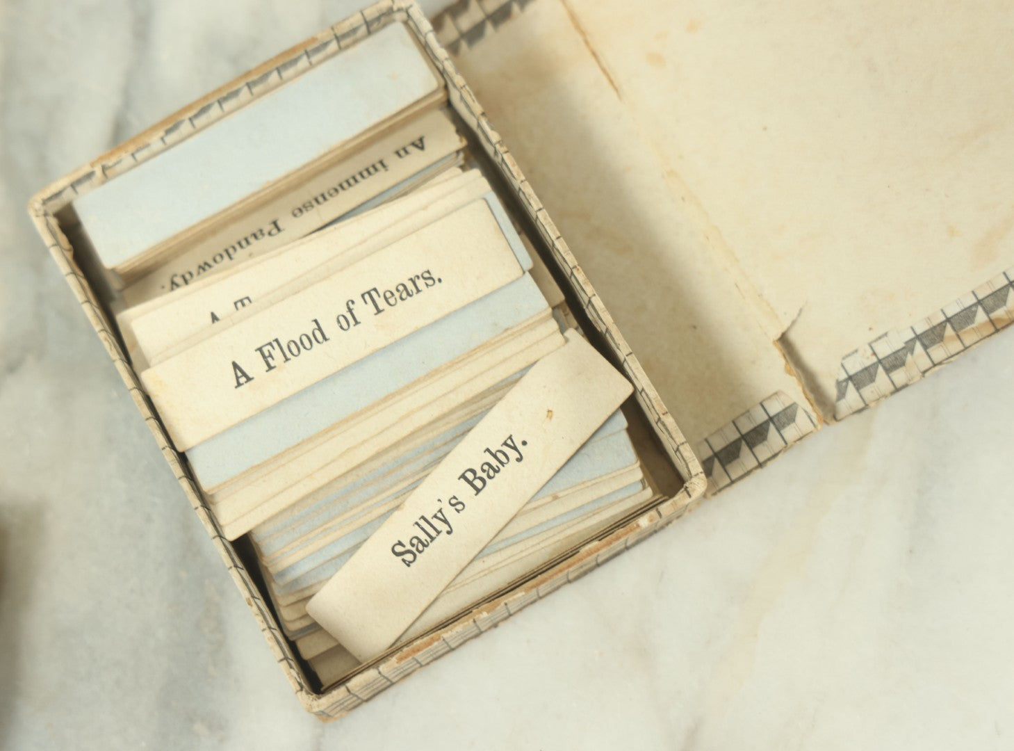 Lot 135 - Peter Coddle's Trip To New York, Antique Game In Box, Peter G. Thomson, Cincinnati, Ohio, Publisher, With Partial Instructions, Note Wear And Tear, Unsure If Complete