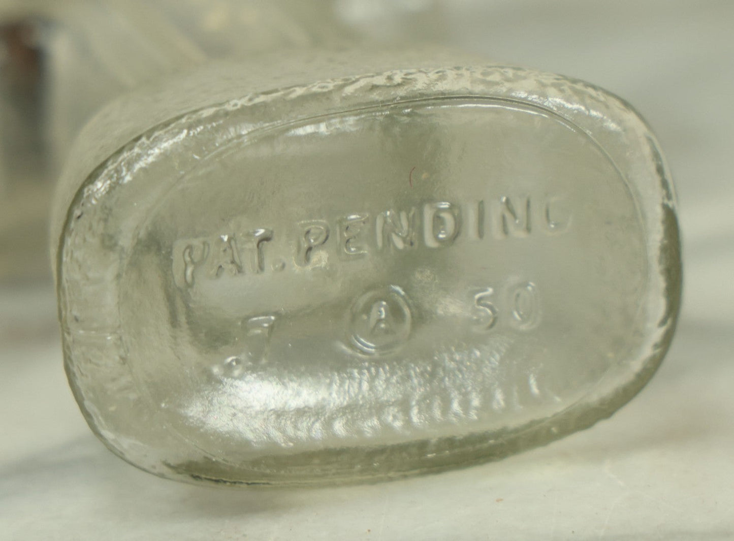 Lot 136 - Vintage Glass Holy Water Bottle From Martyr's Shrine,  Auriesville, Fultonville, New York