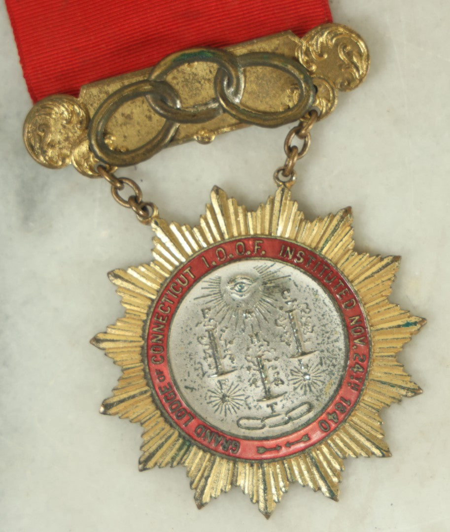 Lot 055 - Antique Independent Order Of Odd Fellows I.O.O.F. Past Grand ...