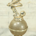 Lot 063 - Vintage Last Place Champs Mixed Couples Bowling Trophy, 1972-1973 Season