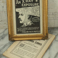 Lot 073 - Antique Framed X-Ray Motif Advertisement For T.B. Stone Lumber, Cincinnati, Ohio, With Partial Chicago Hardwood Record Magazine From Which Advertisement Came, Sold Together, Frame 10-1/2" x 8-3/8"