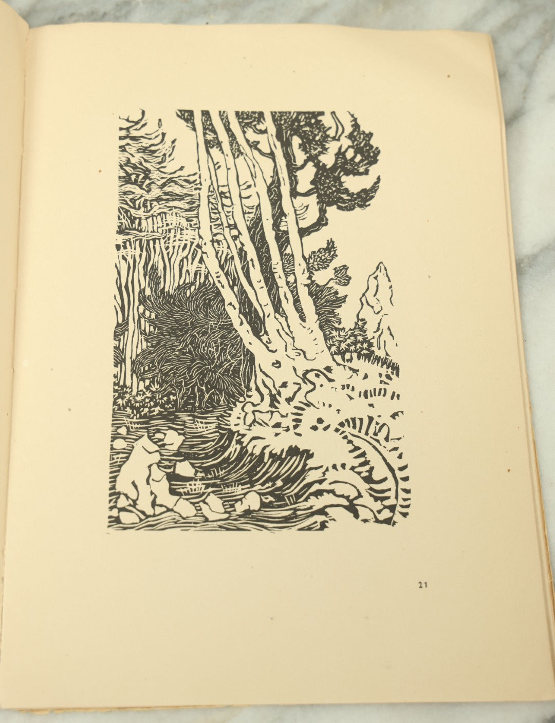 Lot 093 - Vintage Art Booklet Of The Woodcuts Of German Artist Karl Thylmann, Published By Furche-Verlag, Berlin, 20th Century