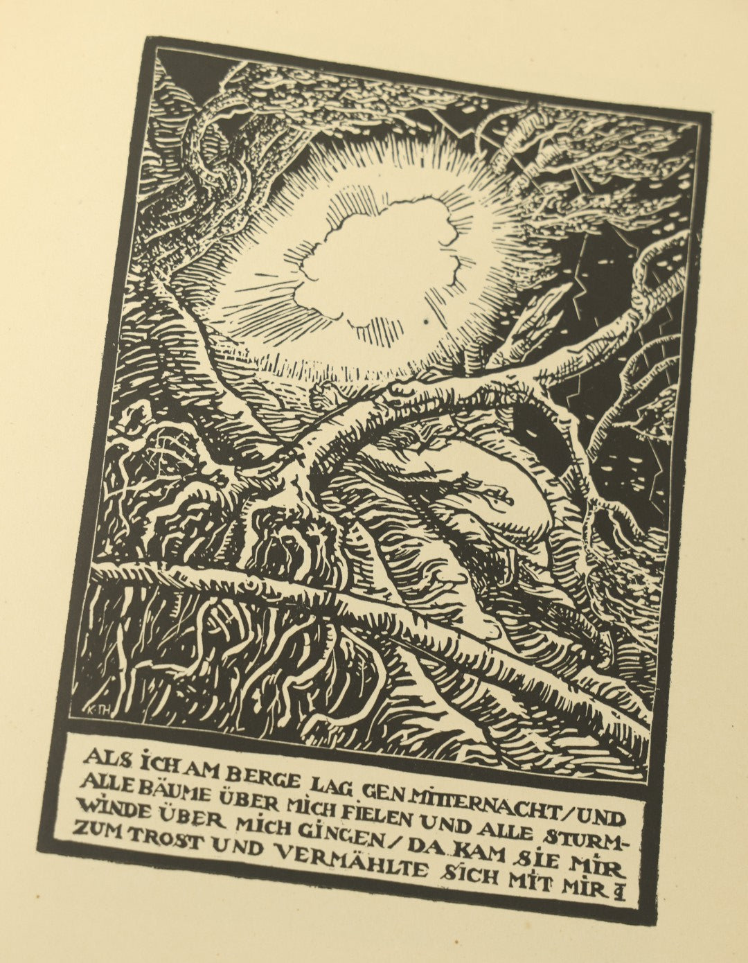 Lot 093 - Vintage Art Booklet Of The Woodcuts Of German Artist Karl Thylmann, Published By Furche-Verlag, Berlin, 20th Century