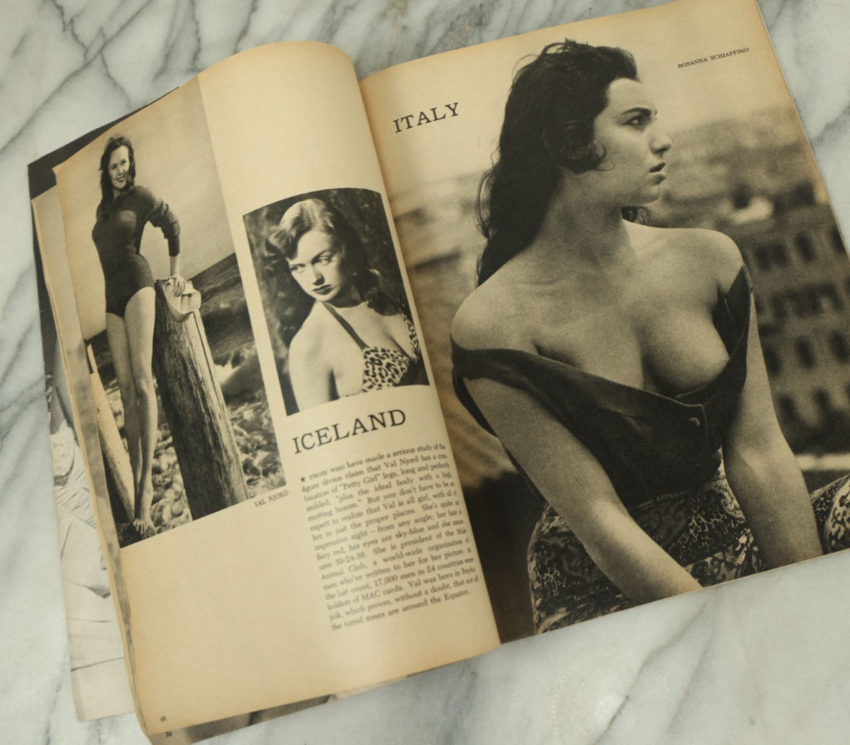 Lot 095 - Vintage International Pin-Ups Magazine, 65 Exotic Beauties, A Hillman Publication, 1957