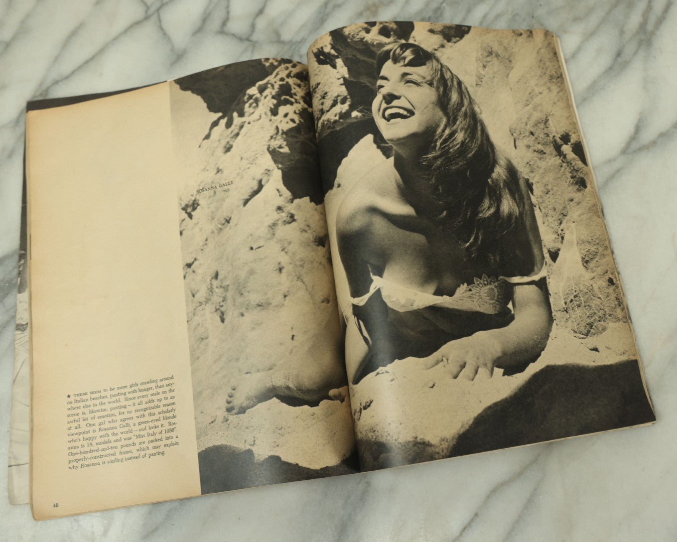 Lot 095 - Vintage International Pin-Ups Magazine, 65 Exotic Beauties, A Hillman Publication, 1957