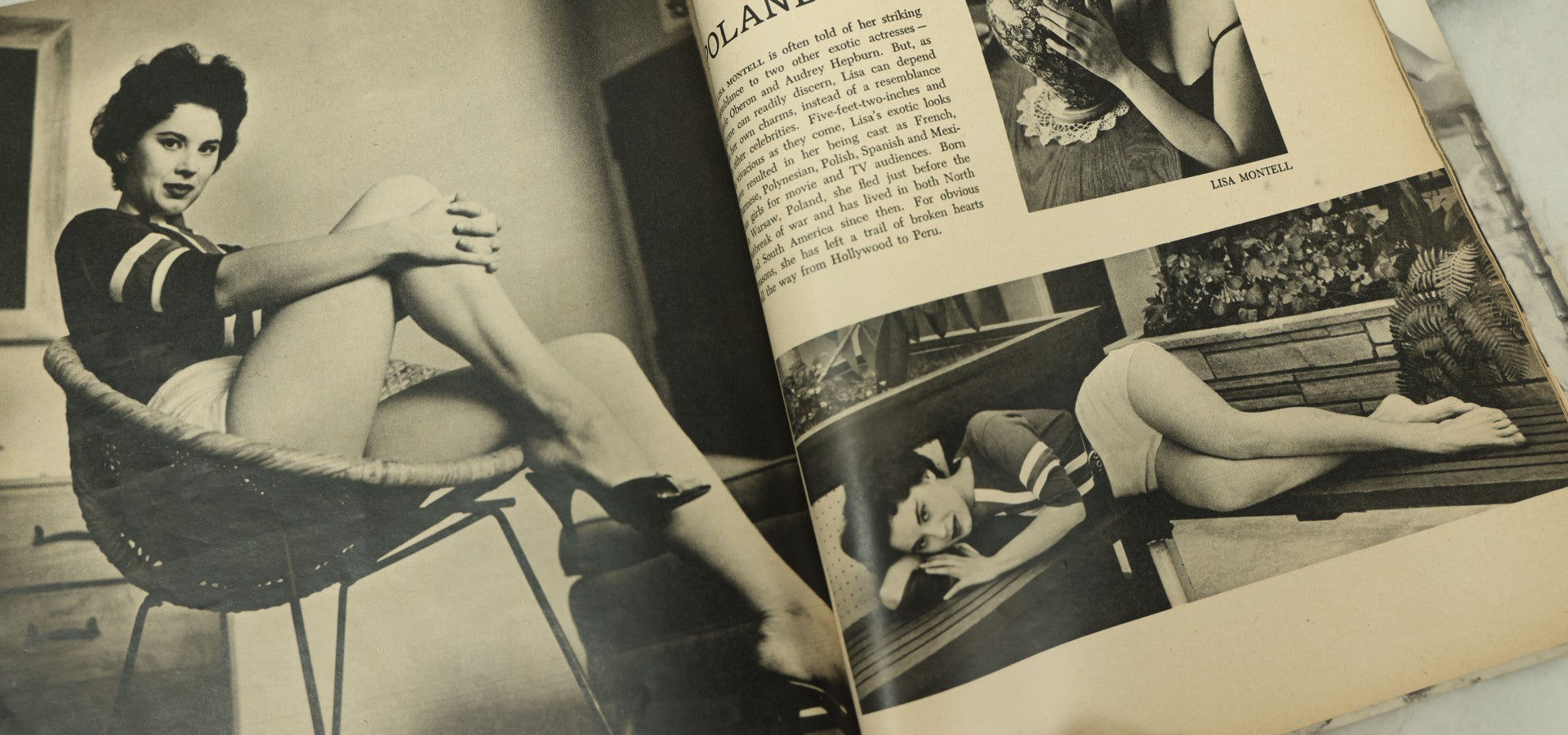 Lot 095 - Vintage International Pin-Ups Magazine, 65 Exotic Beauties, A Hillman Publication, 1957