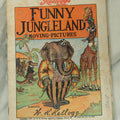 Lot 097 - Antique Kellogg's Cereal Advertising Book, "Funny Jungleland Moving Pictures" With Anthropomorphic Animals, Pages Flip To Mix And Match Heads, Outfits, Bodies, Copyright 1909 By W.K. Kellogg, Battle Creek, Michigan