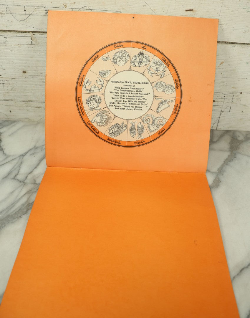 Lot 104 - The Unofficial Horoscope 1967 Calendar, Fully Expurgated And Unauthorized, Vintage Calendar, Copyright 1966 By Jim Critchfield And Jerry Hopkins, Illustrated By Frank Page, Published By Price/Stern/Sloan Publishers Inc.