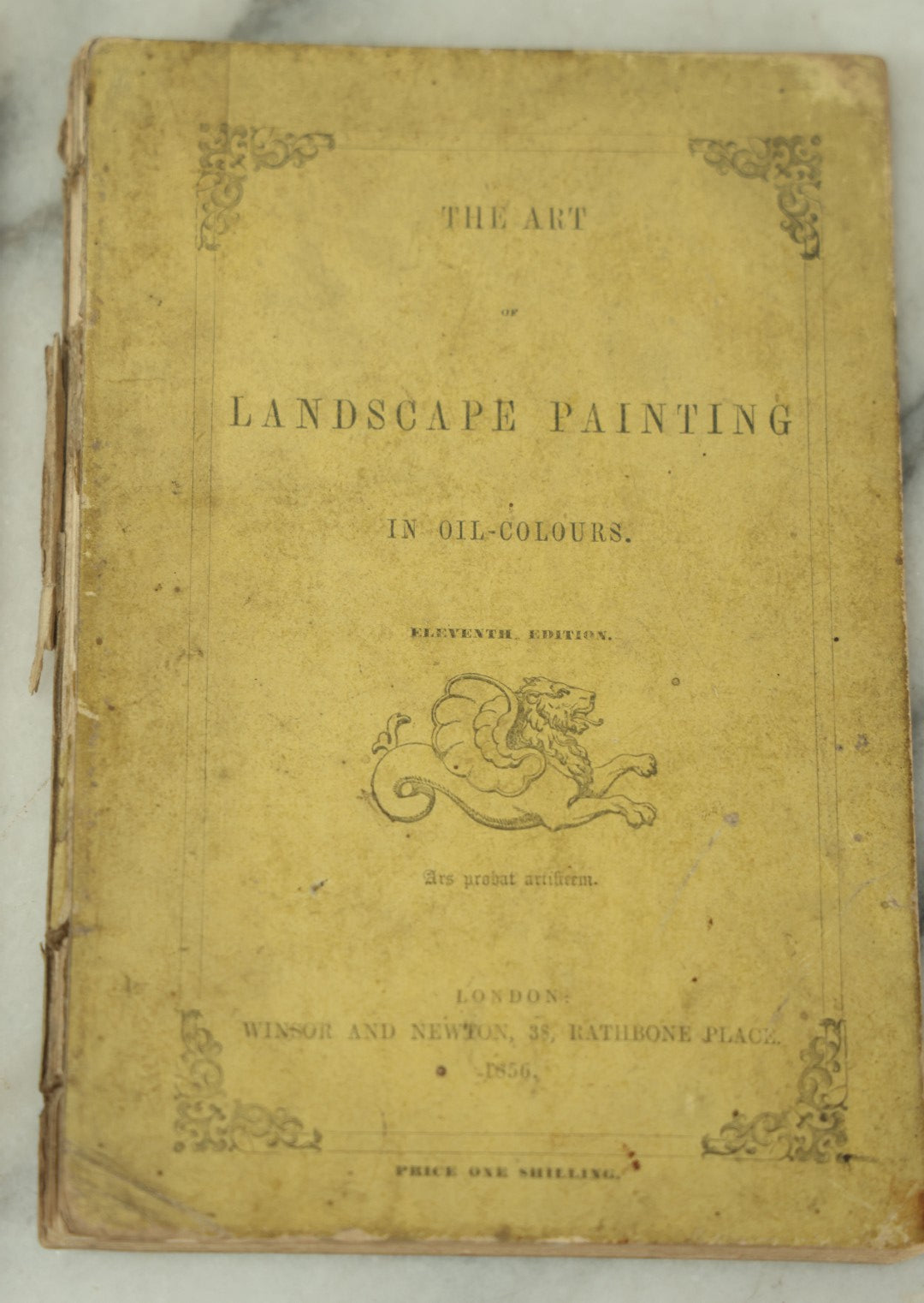 Lot 106 - Grouping Of Three Antique Art Instruction Booklets On Water Color, Pencil, And Oil Painting, Landscapes, Etc., Circa 1850s