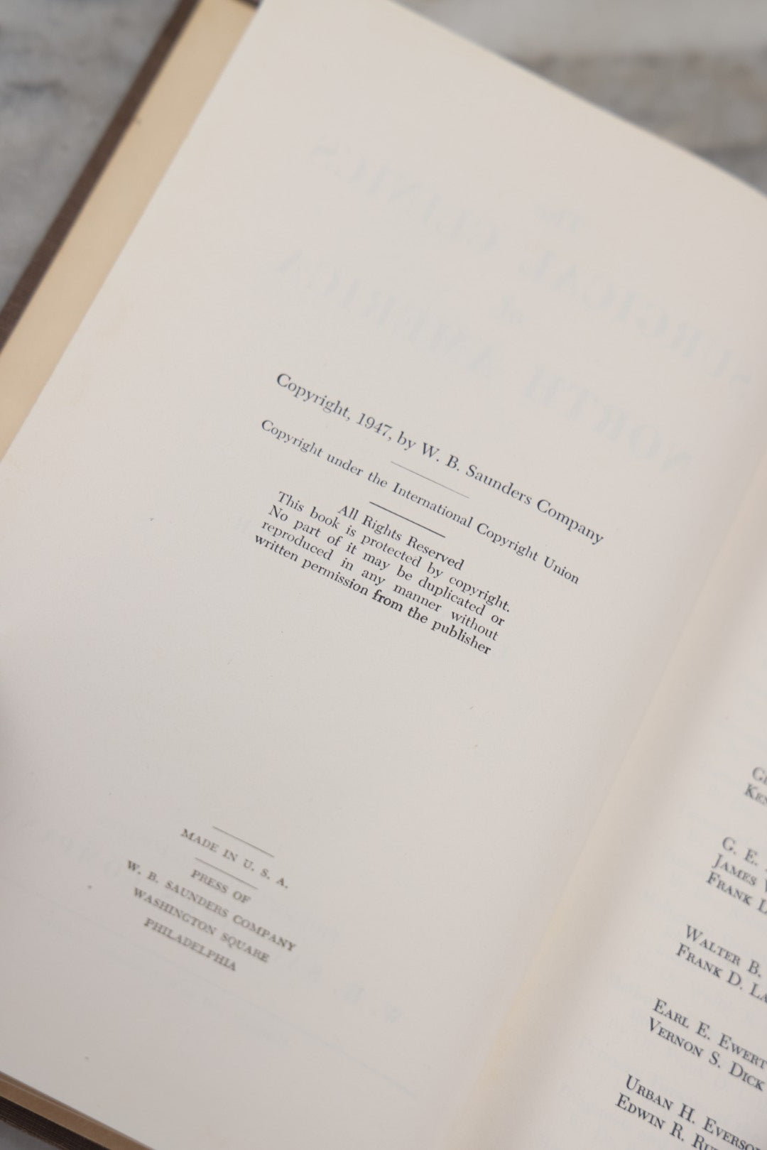 Lot 110 - "The Surgical Clinics Of North America, June 1947, Tumors" Vintage Medical Book With Photographs Of Pathology, W.B. Sauders Company Publishers, 1947
