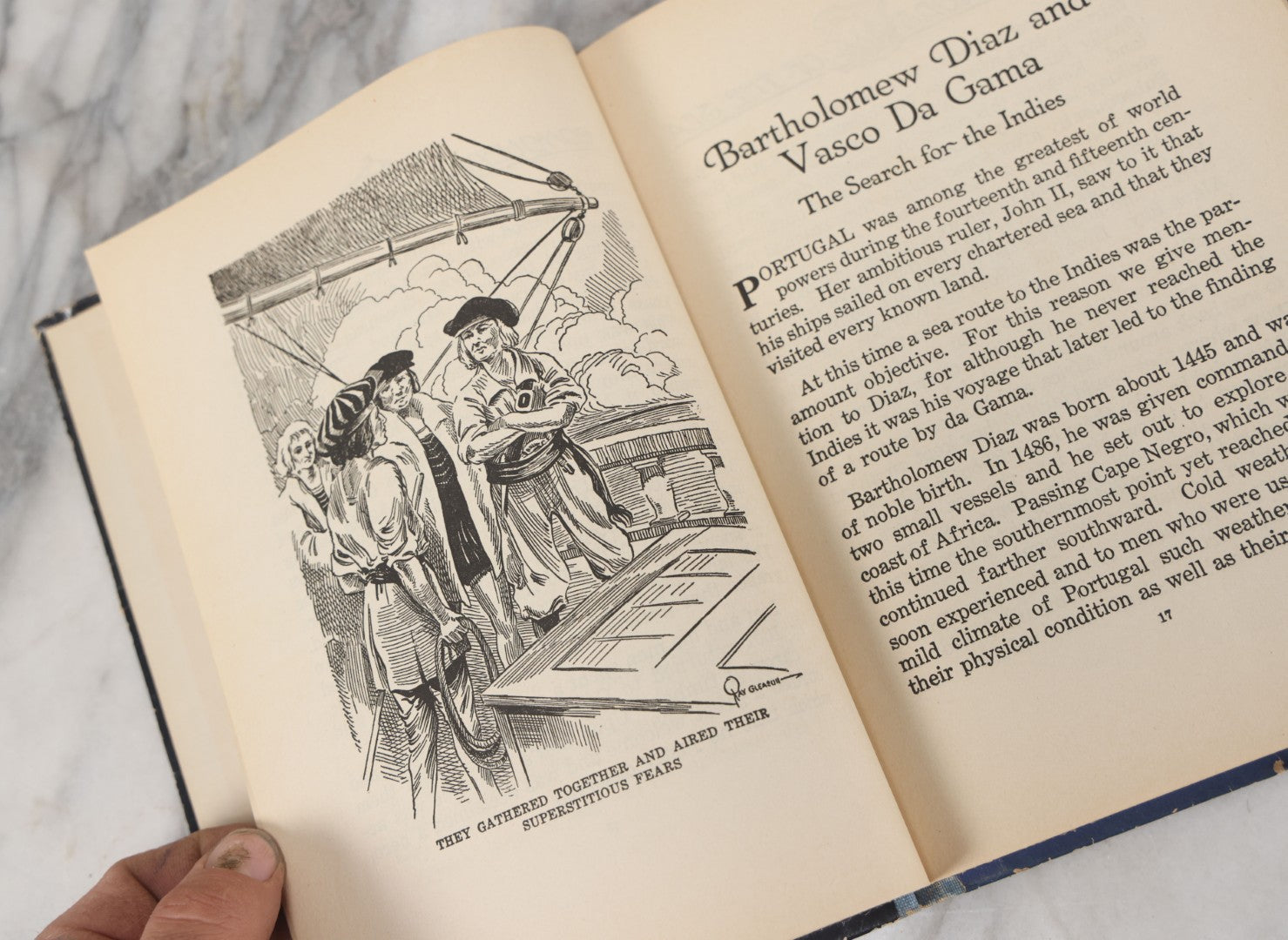 Lot 113 - "Conquerors Of The Sea" Antique Children's Book By Jerome Weichers, Illustrated By Ray Gleason, Whitman Publishing Company, Acine, Wisconsin, 1924