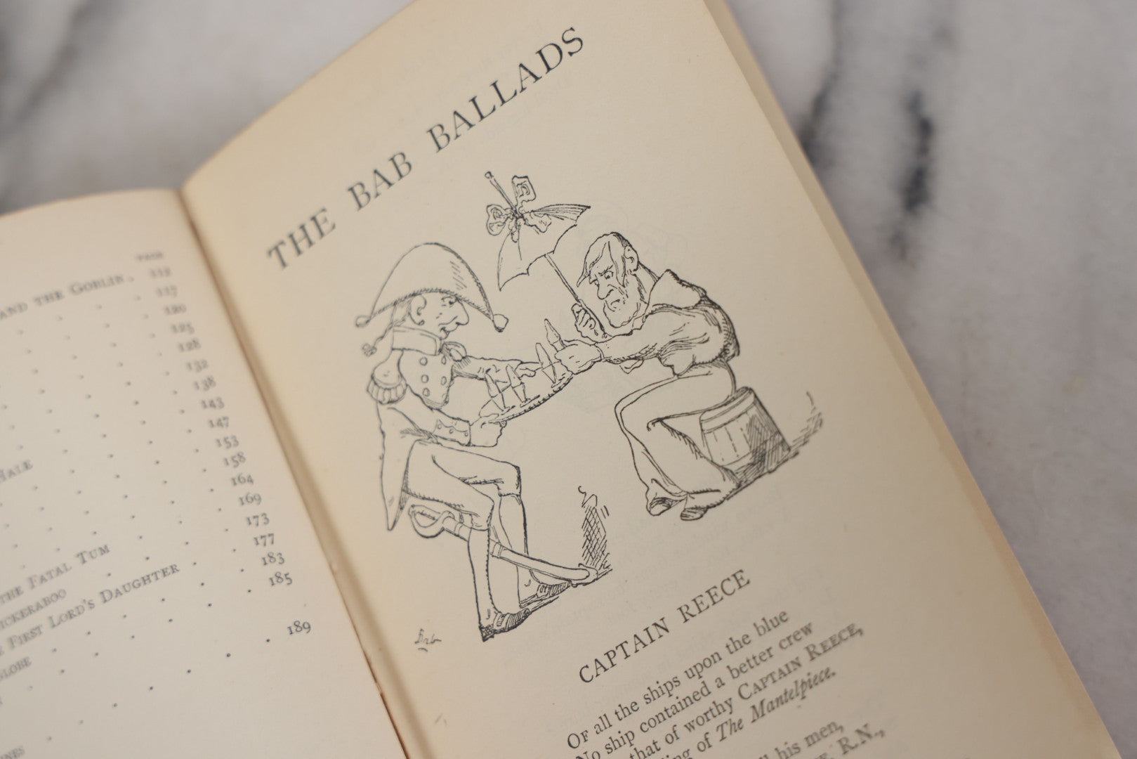 Lot 117 - "The Bab Ballads" Antique Poetry Book By W.S. Gilbert With Illustrations By The Author, Macmillan And Co., Limited Publishers, London, 1925