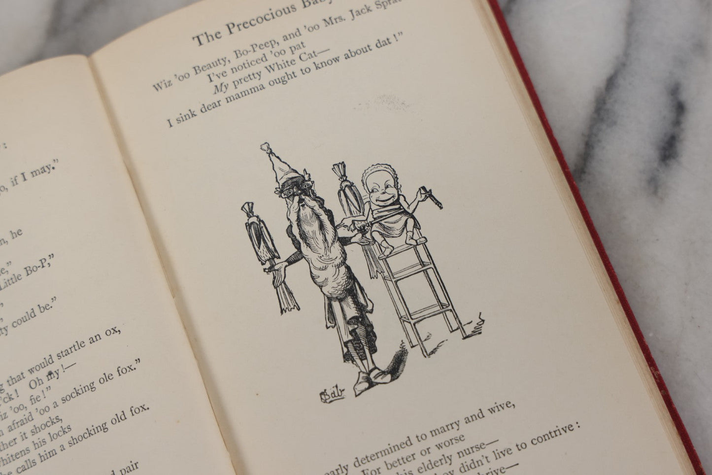 Lot 117 - "The Bab Ballads" Antique Poetry Book By W.S. Gilbert With Illustrations By The Author, Macmillan And Co., Limited Publishers, London, 1925