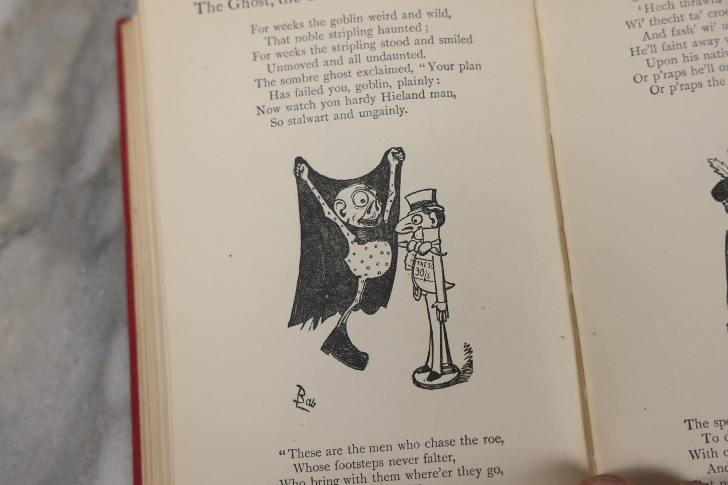 Lot 117 - "The Bab Ballads" Antique Poetry Book By W.S. Gilbert With Illustrations By The Author, Macmillan And Co., Limited Publishers, London, 1925
