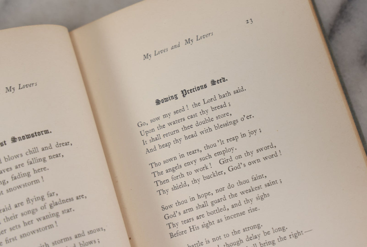 Lot 118 - "My Loves And My Lovers" Antique Poetry Book By Samuel Pearce Merrill, Limited Edition, Number 2 Of 500 Copies Printed, Signed By The Author, The Marion Press Publishers, 1909