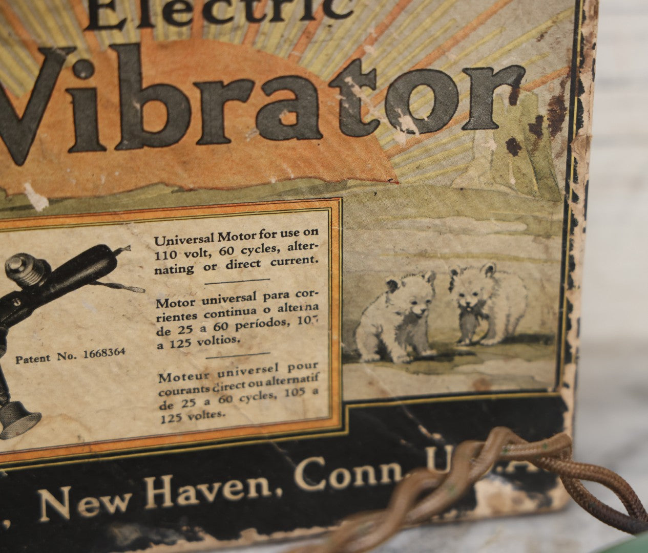 Lot 029 - Vintage Polar Cub Electric Vibrator Personal Massager In Original Box, By The A.C. Gilbert Co., New Haven, Connecticut, Untested