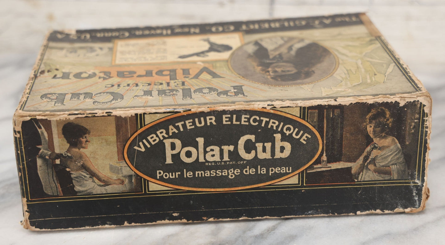 Lot 029 - Vintage Polar Cub Electric Vibrator Personal Massager In Original Box, By The A.C. Gilbert Co., New Haven, Connecticut, Untested