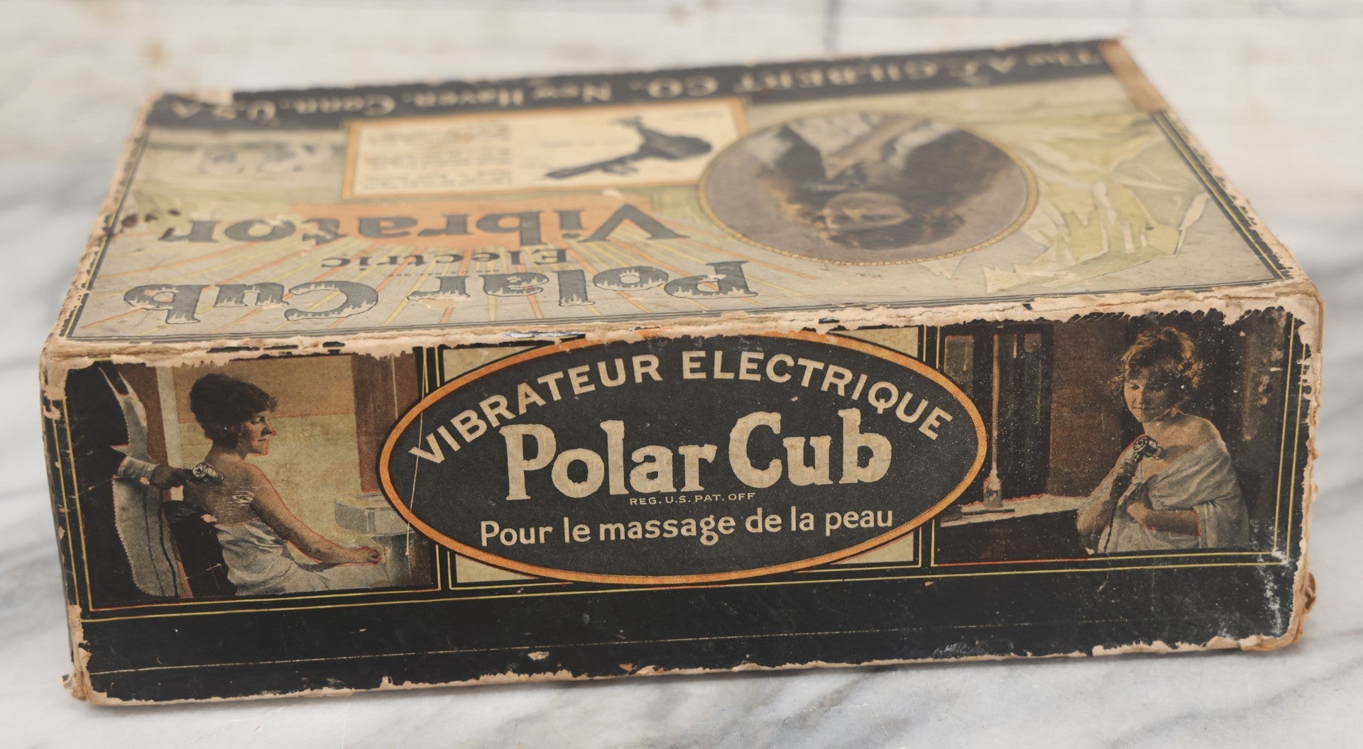 Lot 029 - Vintage Polar Cub Electric Vibrator Personal Massager In Original Box, By The A.C. Gilbert Co., New Haven, Connecticut, Untested