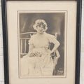 Lot 040 - Antique Framed Photograph Of Silent Film Actress May Allison, Appears To Be Autographed By Allison, As Found, Hartsook Photo Studio, San Francisco And Los Angeles, Signature Not Authenticated, 7-5/8" x 9-3/4"