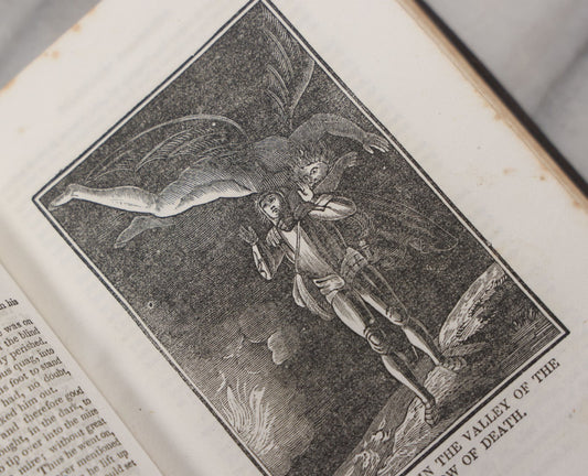 Lot 056 - "Pilgrims' Progress From This World To That Which Is To Come Delivered Under The Similitude Of A Dream" Antique Book By John Bunyan, Illustrated, H.M. Rulison Publisher, Philadelphia, Circa Mid 19th Century