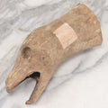 Lot 090 - Vintage Papier Mache Taxidermy Head Form, With Ball Of String Inside Mouth, Possibly Repurposed As String Holder