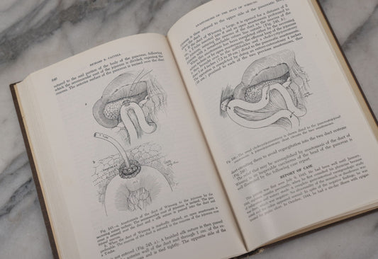 Lot 110 - "The Surgical Clinics Of North America, June 1947, Tumors" Vintage Medical Book With Photographs Of Pathology, W.B. Sauders Company Publishers, 1947