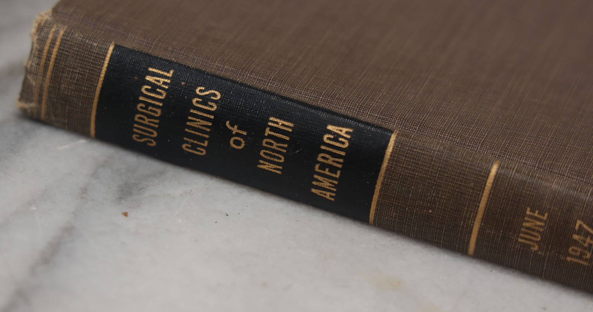 Lot 110 - "The Surgical Clinics Of North America, June 1947, Tumors" Vintage Medical Book With Photographs Of Pathology, W.B. Sauders Company Publishers, 1947