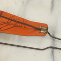 Lot 016 - Vintage Flex-A-Tone Tin Halloween Noise Maker With Pumpkin Jack-O-Lantern J.O.L., Marked Patente
