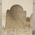 Lot 108 - Vintage 8" x 10" Glossy Photograph Of The Grave Of Sergeant Elisha Benton, Died 1777, Tolland Connecticut