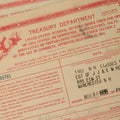 Lot 125 - Grouping Of Five Vintage Opium Order Forms From The United States Treasury Department, Internal Revenue Service, Circa 1930s