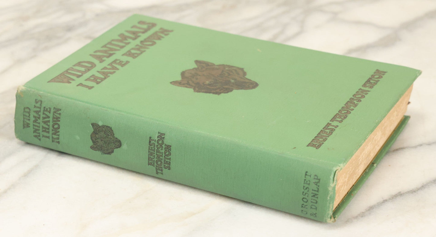 Lot 123 - "Wild Animals I Have Known" Vintage Book By Ernest Thompson Seton, With Over 200 Drawings By The Author, Grosset & Dunlap Publishers, By Arrangement With Charles Scribner's Sons, New York, 1926 Edition