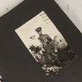 Lot 137 - Vintage Photo Album With Boat On Cover With Photos Of A Young Toddler Boy At Play, With Family, Etc., Including Photos With Military Officer, Circa 1930s - 1940s (All Pages Pictured)