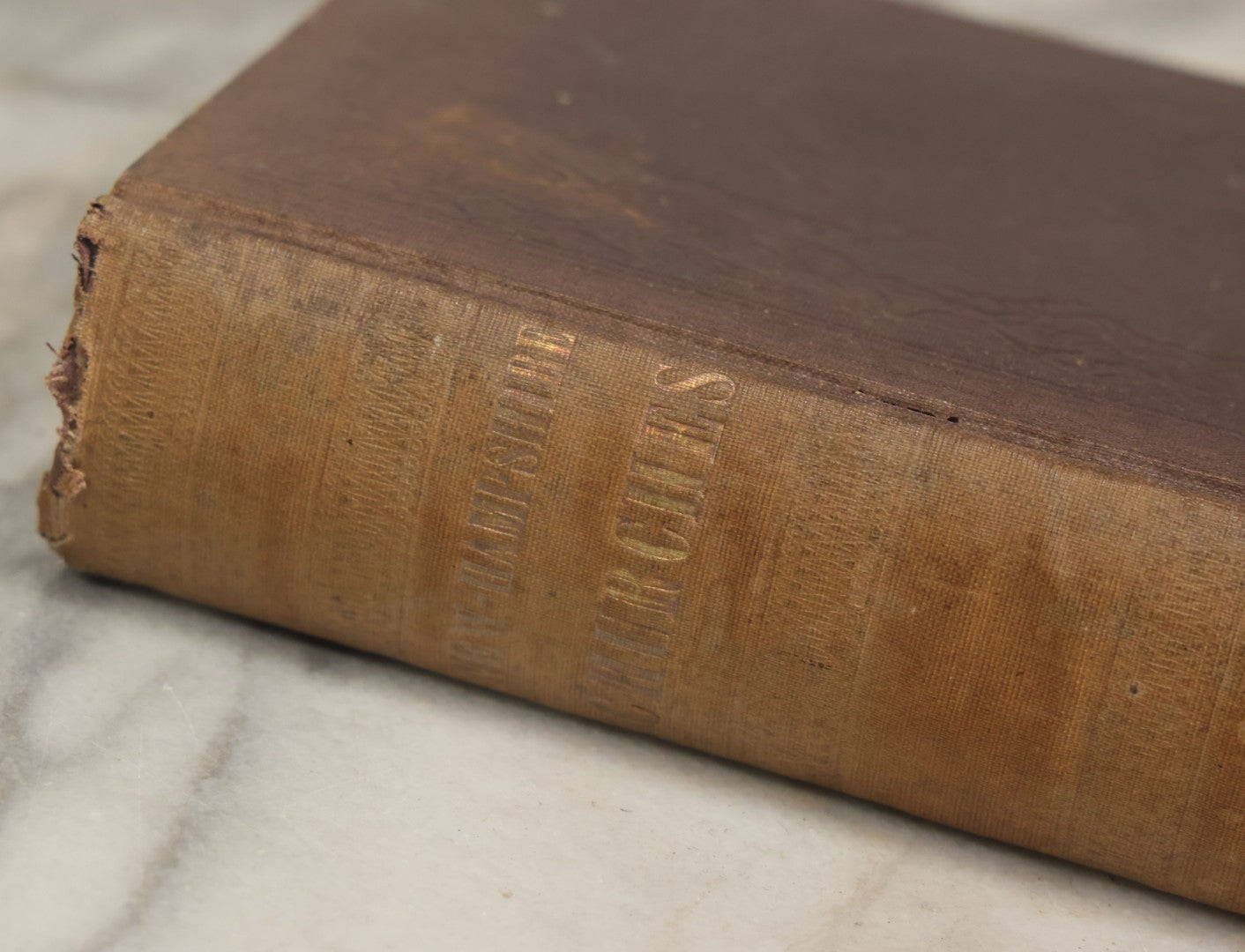 Lot 147 - "The New Hampshire Churches Comprising Histories Of The Congregational And Presbyterian Churches In The State With Notices Of Other Denominations" Antique Book By Robert F. Lawrence, Claremont Manufacturing Company, 1856