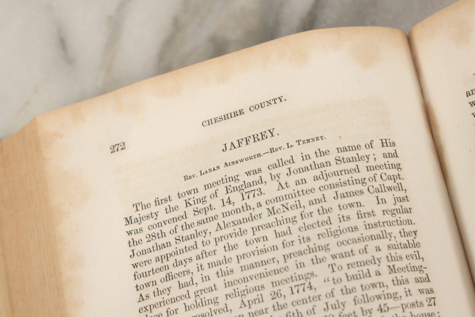 Lot 147 - "The New Hampshire Churches Comprising Histories Of The Congregational And Presbyterian Churches In The State With Notices Of Other Denominations" Antique Book By Robert F. Lawrence, Claremont Manufacturing Company, 1856