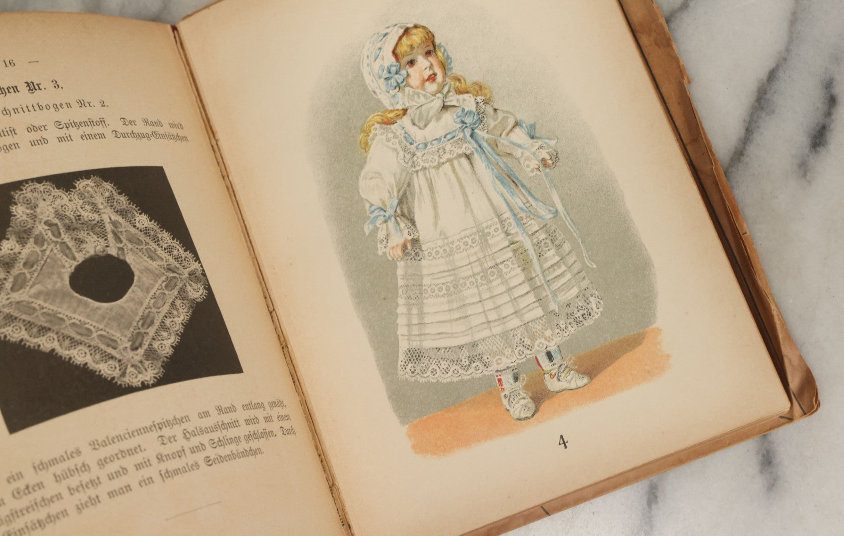 Lot 166 - "The Hard Working Doll Tailor: Instructions And Whispers How To Dress A Doll" Antique German Book By Julie Lutz, Fifth Edition, With Full Color Plates