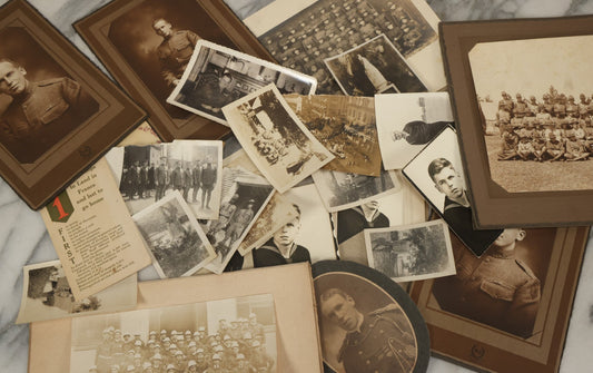 Lot 181 - Grouping Of 20+ Vintage And Antique Military Photographs Including Photos Of Sailors, Group Photos Of Soldiers, From World War One Through World War Two