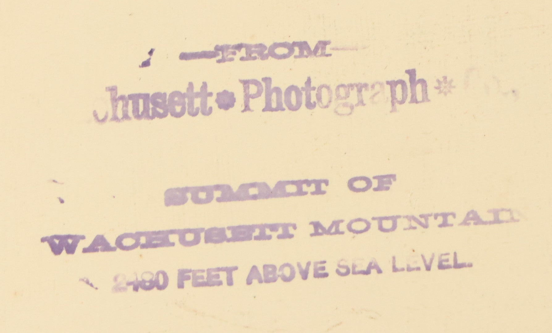 Lot 187 - Antique Cabinet Card Photograph Of The Summit Of Wachusett Mountain, Massachusetts 