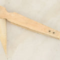 Lot 049 - Antique Carved Scrimshaw Bone Folding Knife, Primitive Handcrafted Design