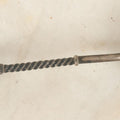 Lot 072 - Antique Art Nouveau Sterling Silver Spoon With Pansy Flower Handle, Twisted Stem Design