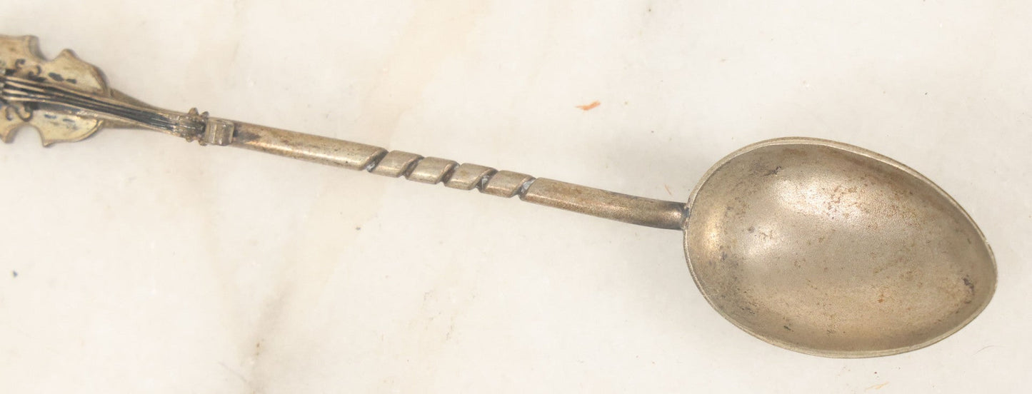 Lot 075 - Vintage Miniature Spoon With Violin, Musician Motif