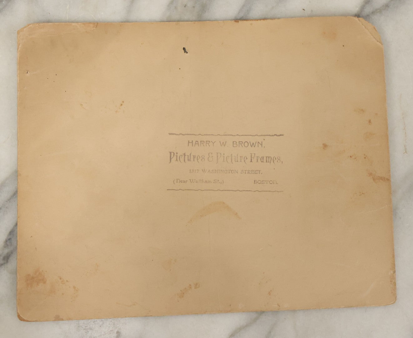 Lot 135 - Antique Boarded Photograph Of Grouping Of Soldiers Posing Beside Tents With Their Dog, Likely Civil War Era, Harry W. Brown Pictures And Picture Framers, Boston