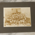 Lot 136 - Antique Boarded Photograph Of School Children Identified As The 6-B Girls, Participating In Celebration Of Italian History And Culture, With Many Hand Painted Signs, Full Identifications On Verso, Dated 1922