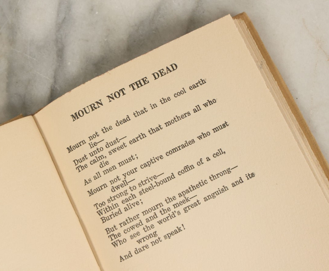 Lot 137 - "Bars And Shadows, The Prison Poems Of Ralph Chaplin", Copyright 1922 By Edith M. Chaplin, With Introduction By Scott Nearing