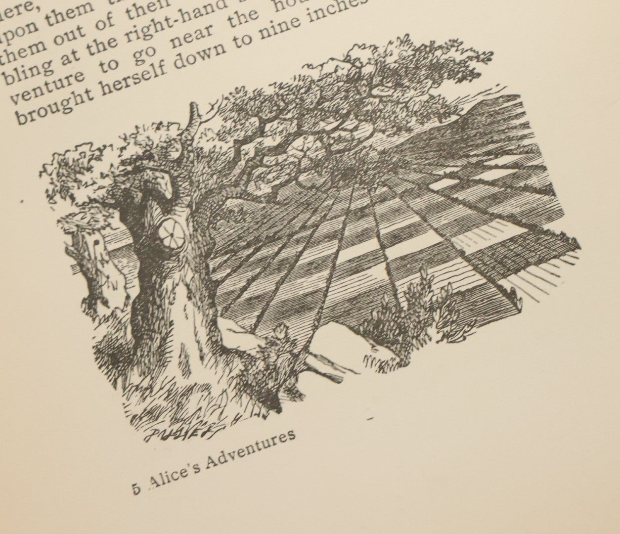 Lot 139 - "Alice's Adventures In Wonderland" Vintage Book By Lewis Carroll With 40 Illustrations By John Tenniel, W.B. Conkey, Publishers, Chicago, Early 20th Century, With Illustrated Cover, Note Slight Warping To Covers