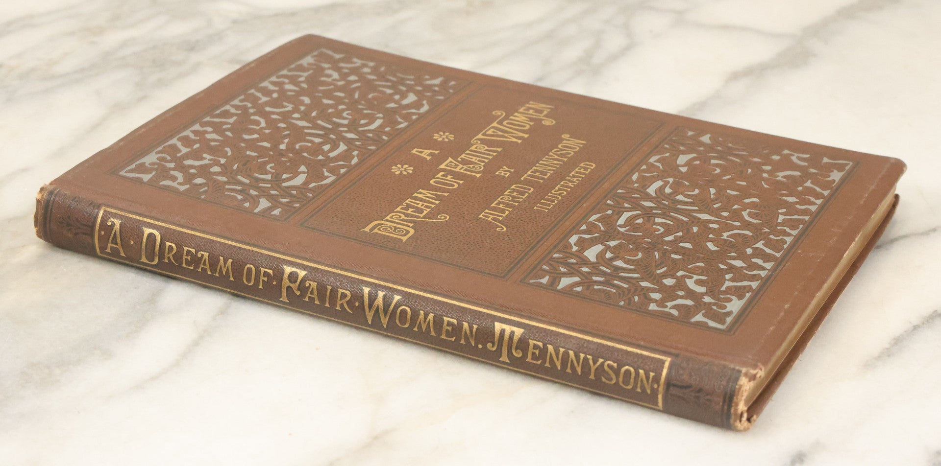 Lot 143 - "A Dream Of Fair Women" Antique Poetry Book By Alfred Tennyson, Illustrated James R. Osgood And Company, Boston, 1885