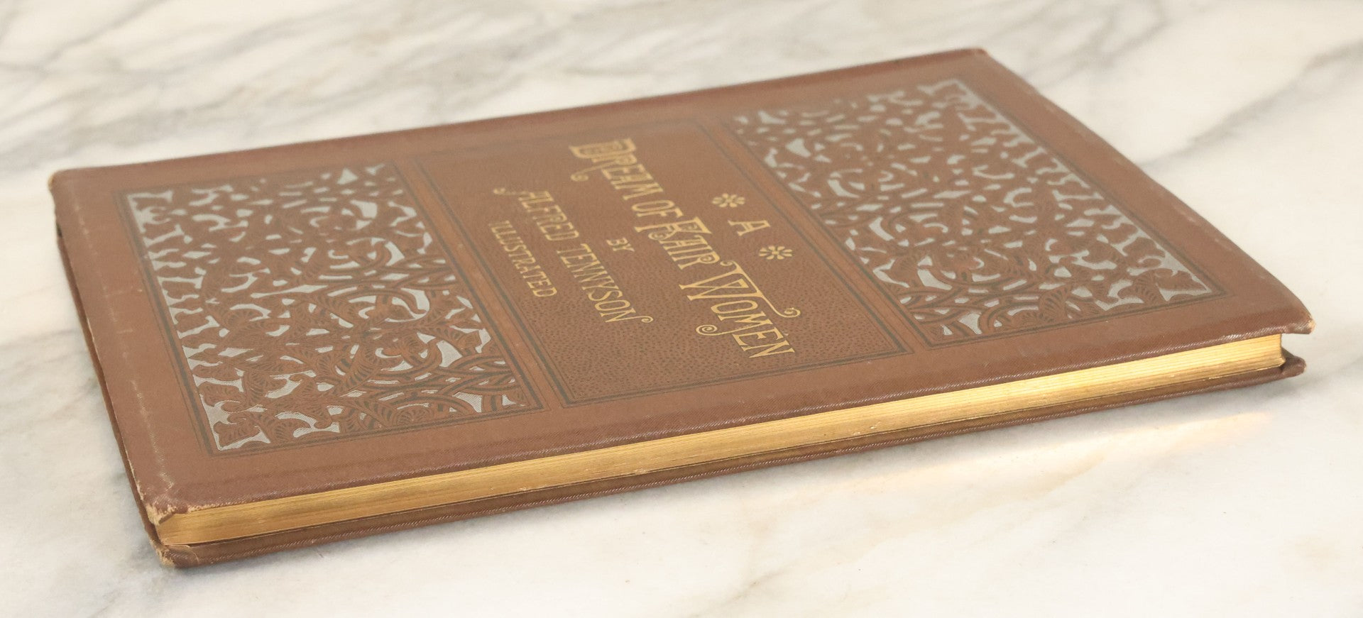 Lot 143 - "A Dream Of Fair Women" Antique Poetry Book By Alfred Tennyson, Illustrated James R. Osgood And Company, Boston, 1885