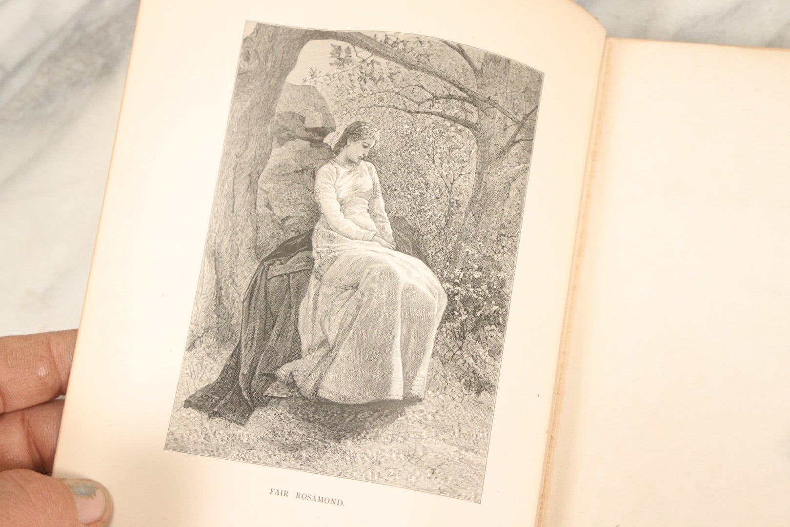 Lot 143 - "A Dream Of Fair Women" Antique Poetry Book By Alfred Tennyson, Illustrated James R. Osgood And Company, Boston, 1885