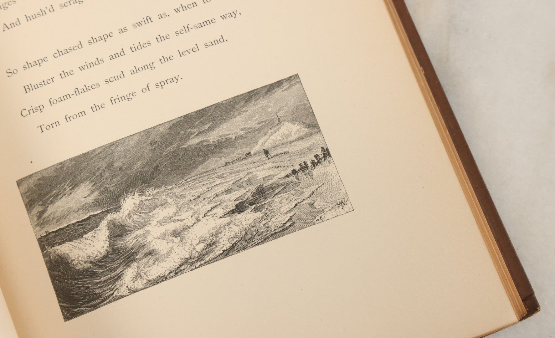 Lot 143 - "A Dream Of Fair Women" Antique Poetry Book By Alfred Tennyson, Illustrated James R. Osgood And Company, Boston, 1885